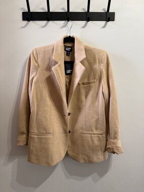 Lands' End Women's Blazer Jacket in Camel Tan